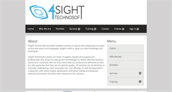 Desktop Screenshot of 4sighttechnosoft.com